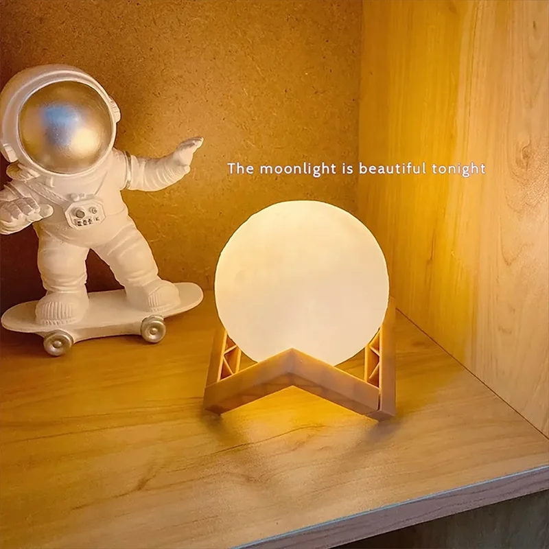 Luminária LED Livro – Luz da Lua Galáxia, Abajur de Lua Noturna, Presente de Aniversário para Menina, Menino, Decoração de Quarto, Iluminação Interna