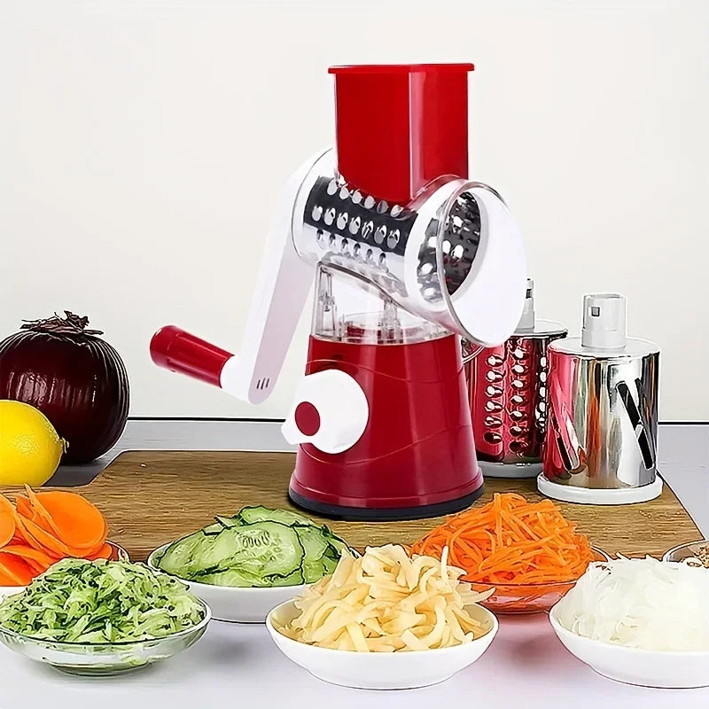 Cortador e Fatiador de Vegetais Manual Multifuncional