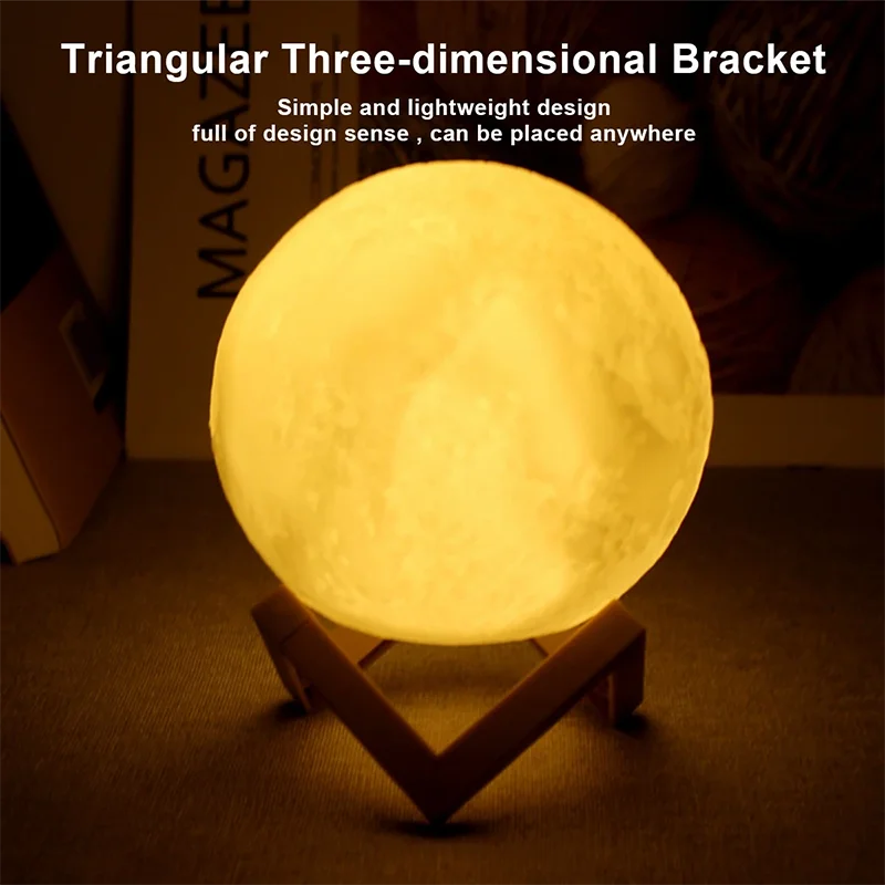 Luminária LED Livro – Luz da Lua Galáxia, Abajur de Lua Noturna, Presente de Aniversário para Menina, Menino, Decoração de Quarto, Iluminação Interna