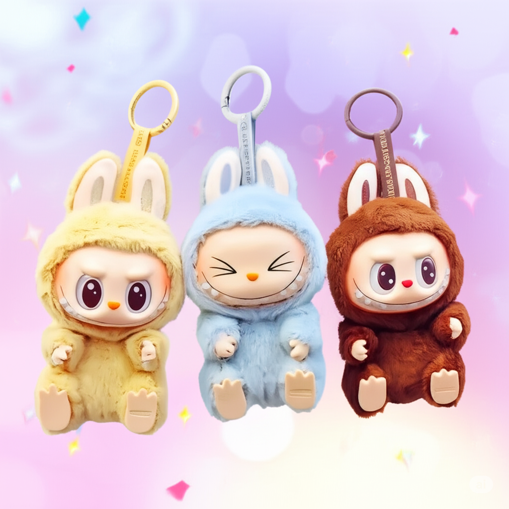 Boneco Labubu Monster Keychain