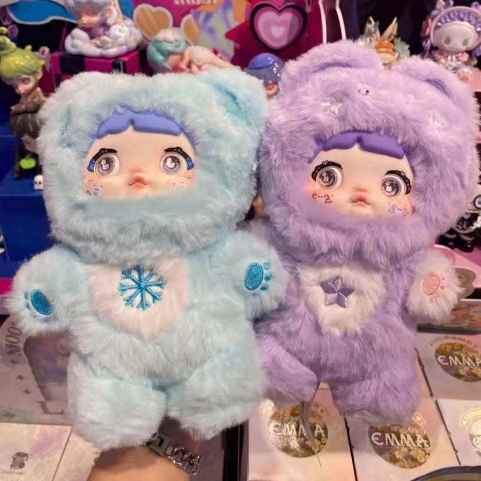 Boneco Labubu Série Nommi Loveliness Never End – Bonecos Anime Blind Box Kawaii | Brinquedos de Ação Fofinhos para Presente original