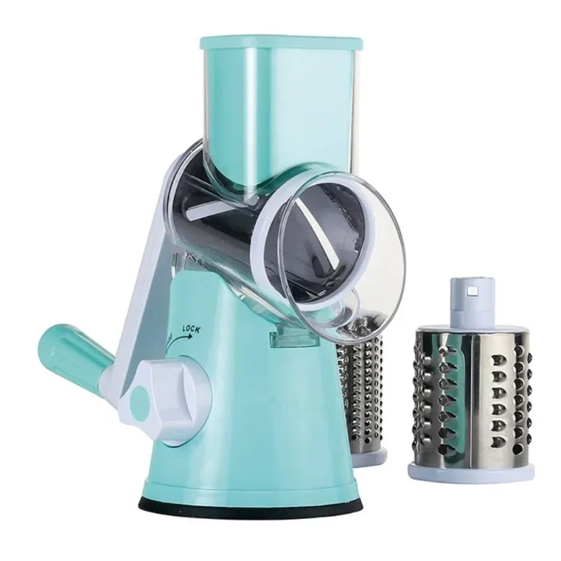 Cortador e Fatiador de Vegetais Manual Multifuncional