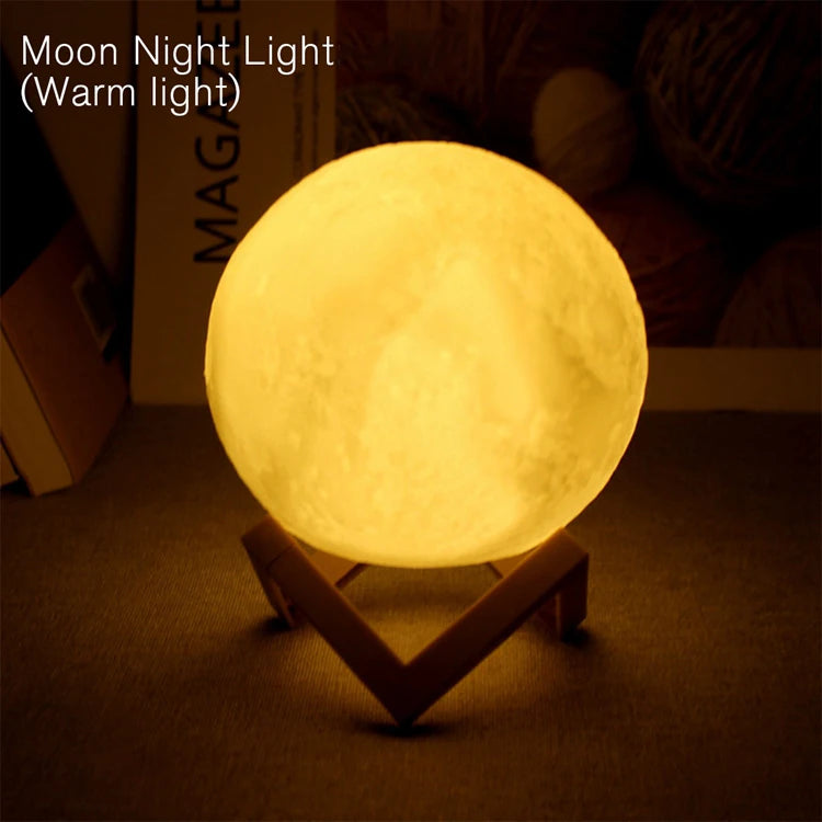 Luminária LED Livro – Luz da Lua Galáxia, Abajur de Lua Noturna, Presente de Aniversário para Menina, Menino, Decoração de Quarto, Iluminação Interna