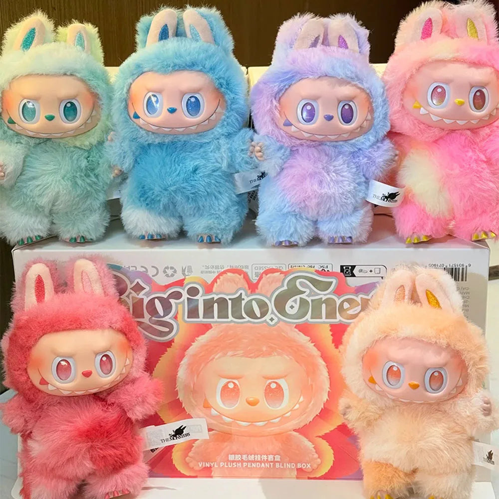 Boneco Labubu Anime Kawaii Labubu Blind Box