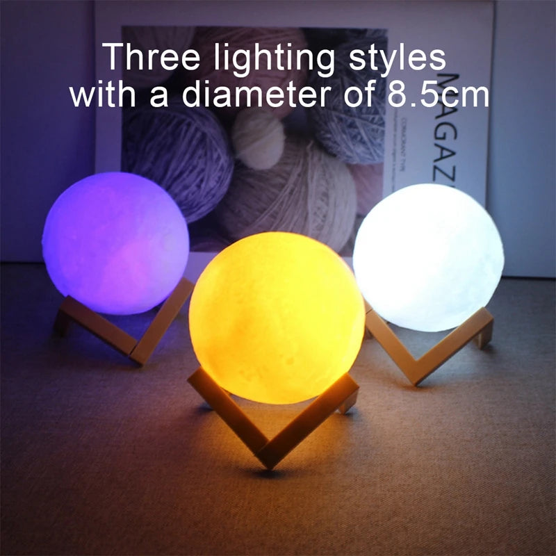 Luminária LED Livro – Luz da Lua Galáxia, Abajur de Lua Noturna, Presente de Aniversário para Menina, Menino, Decoração de Quarto, Iluminação Interna