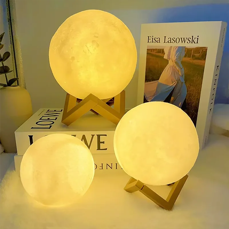 Luminária LED Livro – Luz da Lua Galáxia, Abajur de Lua Noturna, Presente de Aniversário para Menina, Menino, Decoração de Quarto, Iluminação Interna