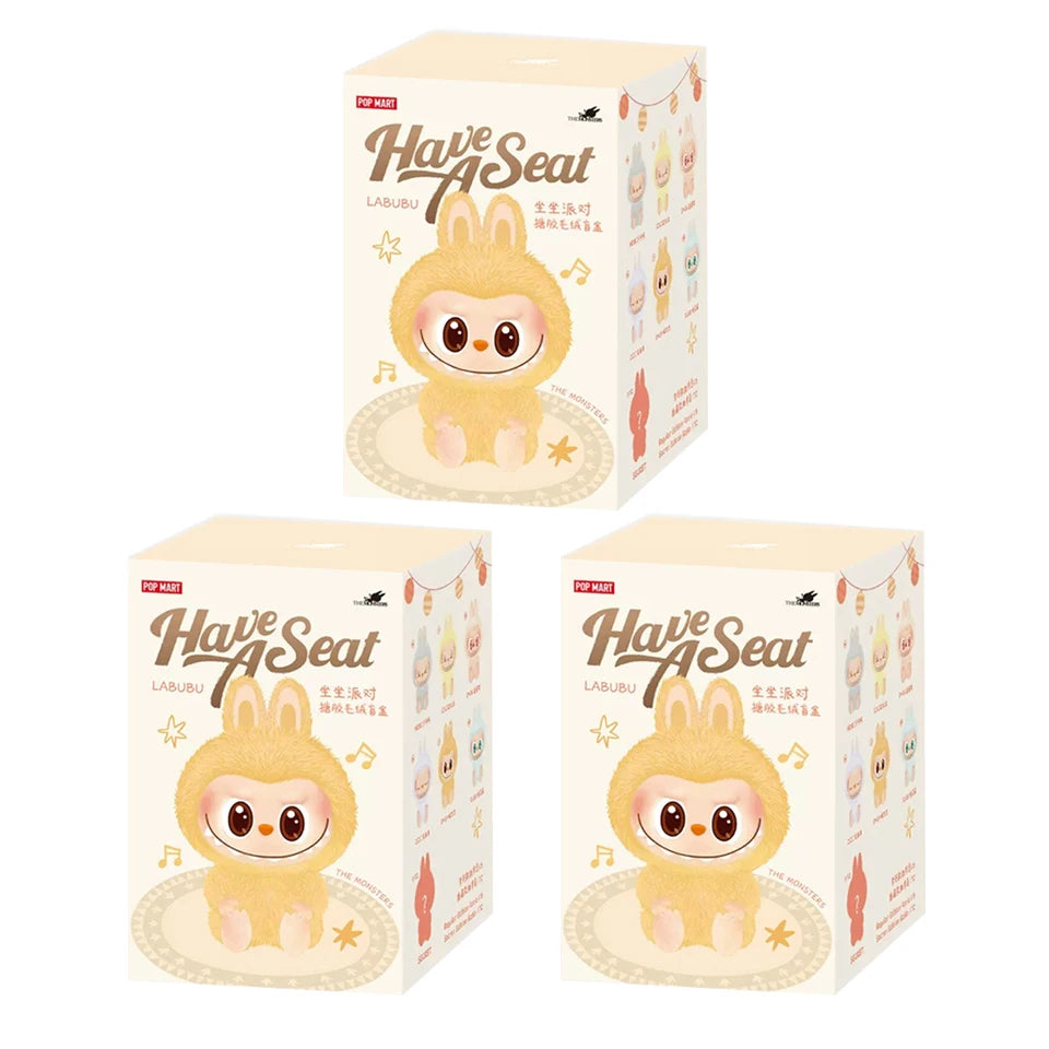Boneco Labubu Série Nommi Loveliness Never End – Bonecos Anime Blind Box Kawaii | Brinquedos de Ação Fofinhos para Presente original