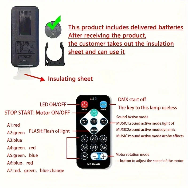 Luminária Projetora Galáxia Céu Estrelado – Luz Noturna LED com Controle Remoto, Sensor Sonoro, 7 Modos de Luz – Ideal para Quartos, Festas e Decoração