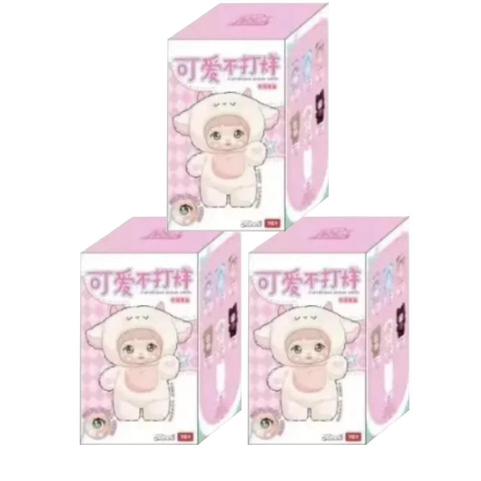 Boneco Labubu Série Nommi Loveliness Never End – Bonecos Anime Blind Box Kawaii | Brinquedos de Ação Fofinhos para Presente original