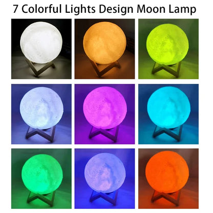 Luminária LED Livro – Luz da Lua Galáxia, Abajur de Lua Noturna, Presente de Aniversário para Menina, Menino, Decoração de Quarto, Iluminação Interna