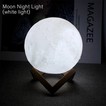 Luminária LED Livro – Luz da Lua Galáxia, Abajur de Lua Noturna, Presente de Aniversário para Menina, Menino, Decoração de Quarto, Iluminação Interna