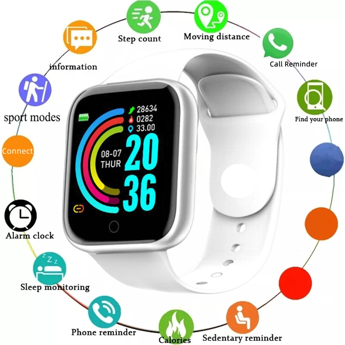 Smartwatch para Homens e Mulheres: Relógio Inteligente