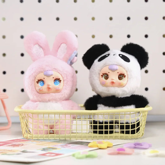 Boneco Labubu Skullpanda