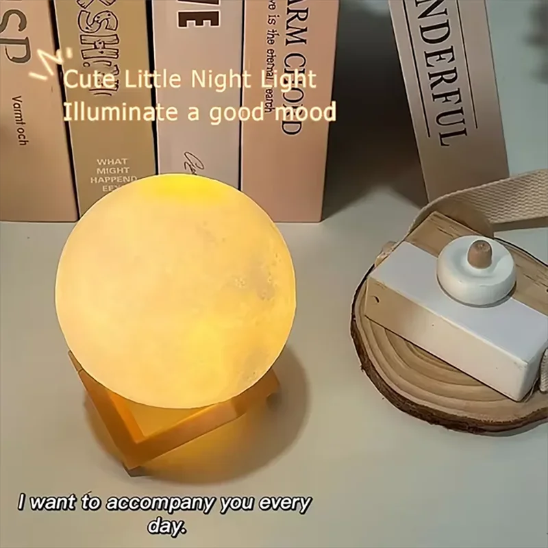 Luminária LED Livro – Luz da Lua Galáxia, Abajur de Lua Noturna, Presente de Aniversário para Menina, Menino, Decoração de Quarto, Iluminação Interna