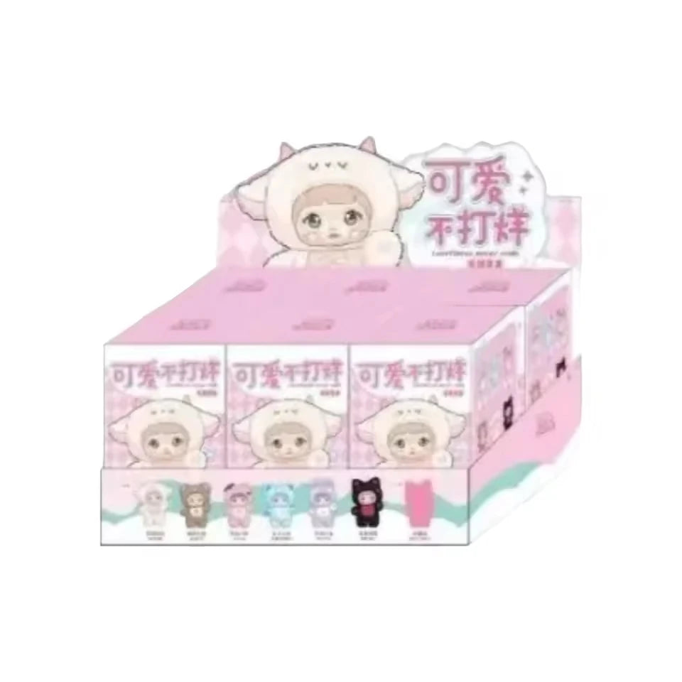 Boneco Labubu Série Nommi Loveliness Never End – Bonecos Anime Blind Box Kawaii | Brinquedos de Ação Fofinhos para Presente original