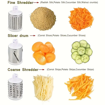Cortador e Fatiador de Vegetais Manual Multifuncional