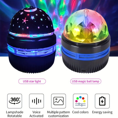 Luminária Projetora Galáxia Céu Estrelado – Luz Noturna LED com Controle Remoto, Sensor Sonoro, 7 Modos de Luz – Ideal para Quartos, Festas e Decoração