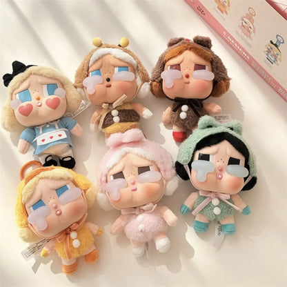 Boneco Labubu Original Crybaby Crying Again – Boneca em Caixa Surpresa com Rosto em Vinil | Pingente Chaveiro Kawaii | Brinquedo Misterioso Presente Perfeito